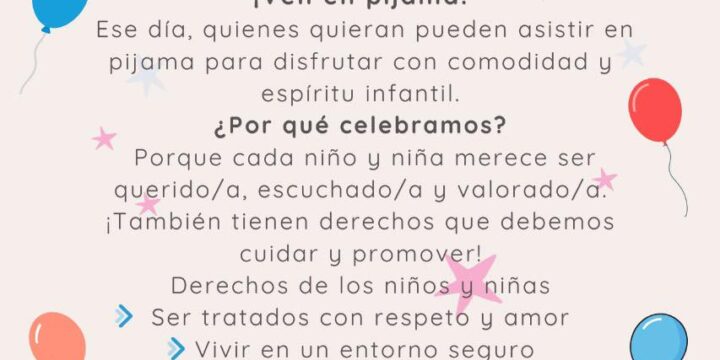 Hoy los esperamos para celebrar el Día de la Niñez.