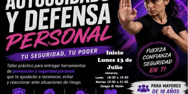 Invitamos a nuestra comunidad a participar de este Taller de Autocuidado y Defensa Personal!